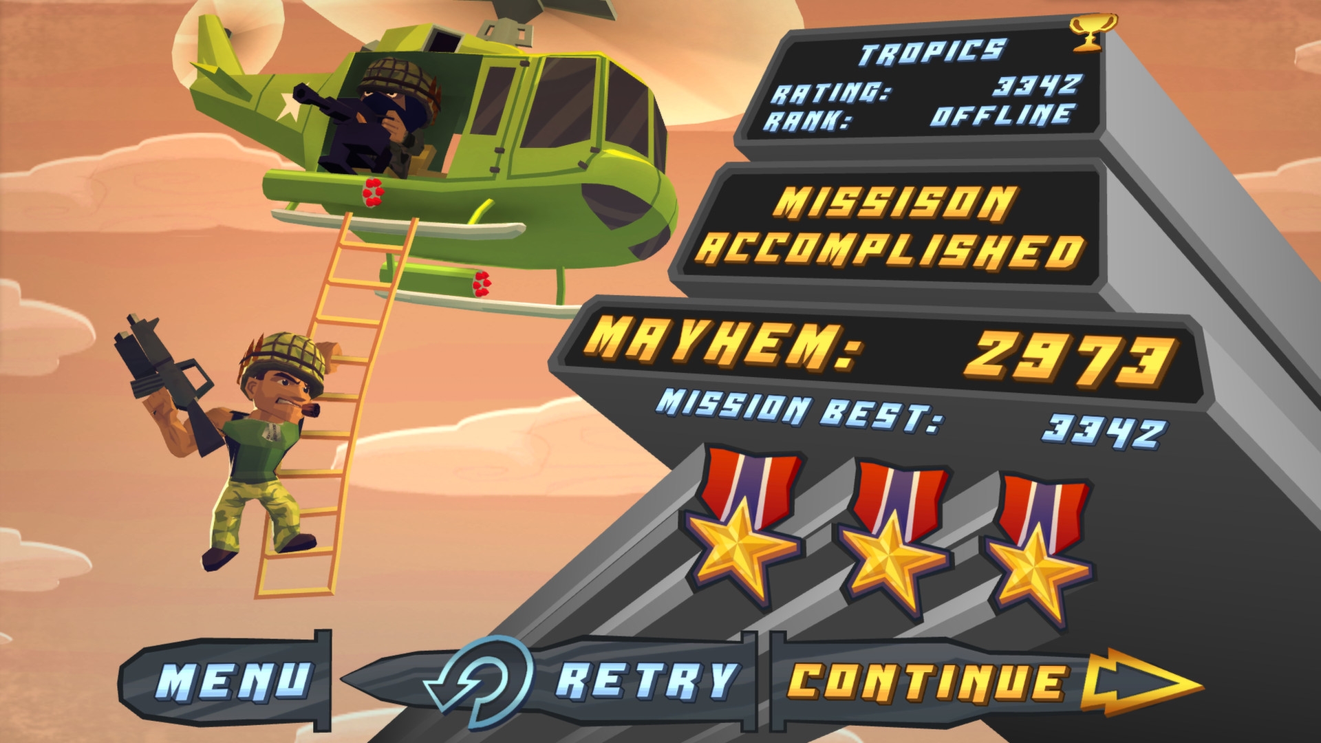 Скриншот из игры Major Mayhem под номером 1