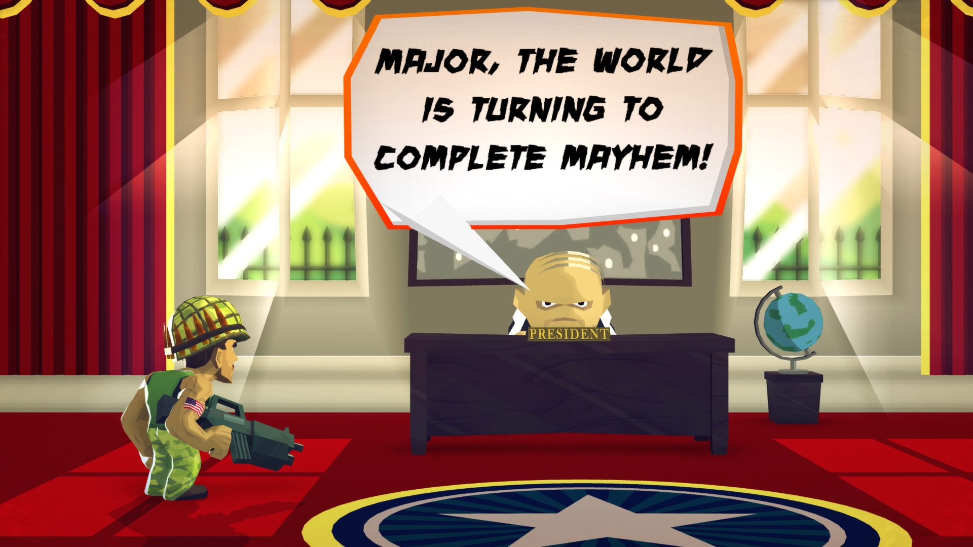 Скриншот из игры Major Mayhem под номером 2