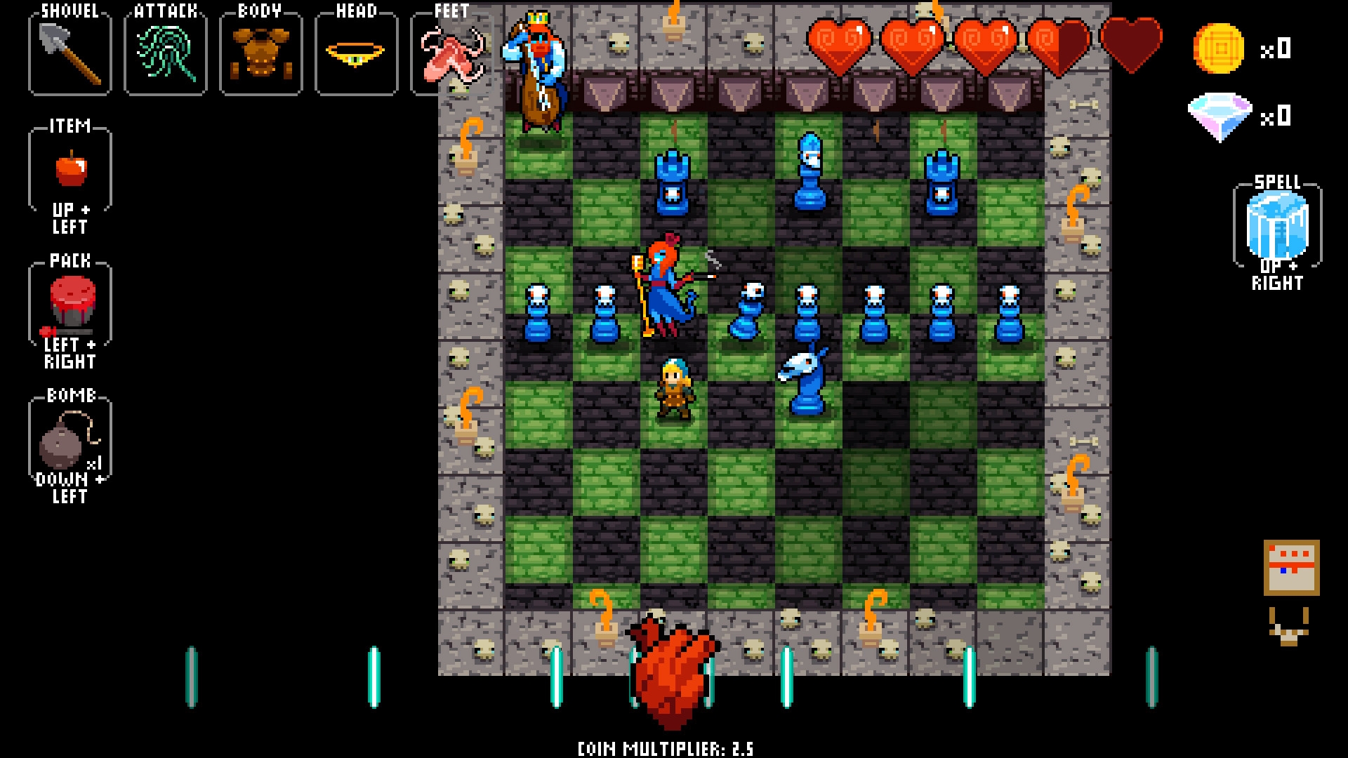 Скриншот из игры Crypt of the Necrodancer под номером 4