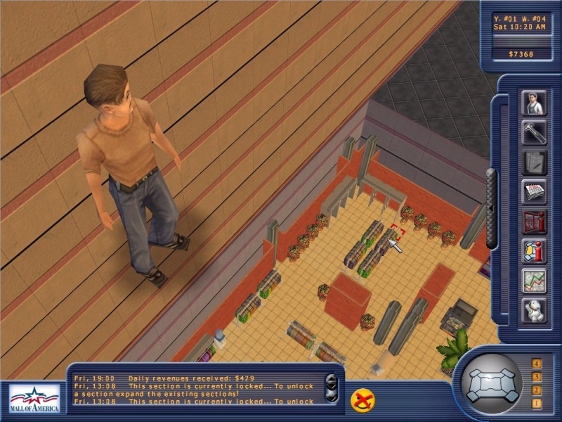 Скриншот из игры Mall of America Tycoon под номером 5
