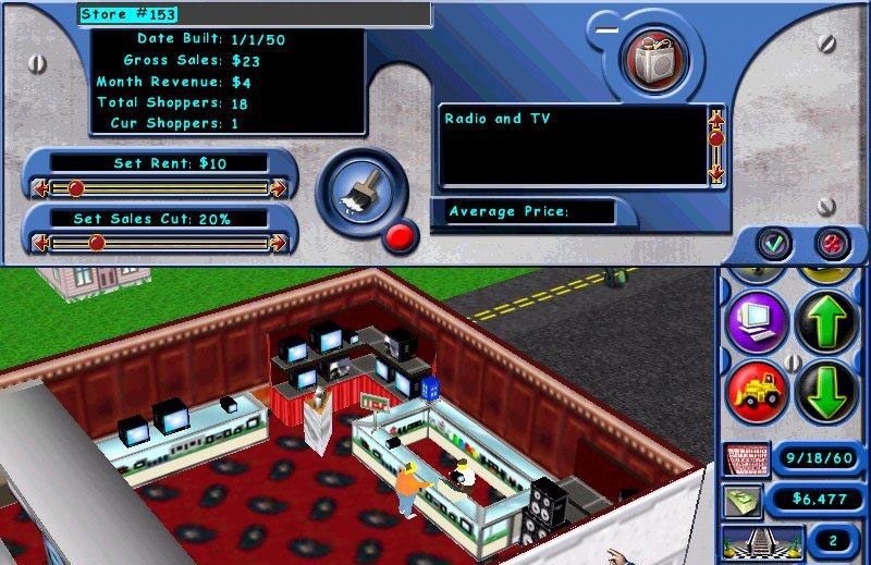 Скриншот из игры Mall Tycoon под номером 8