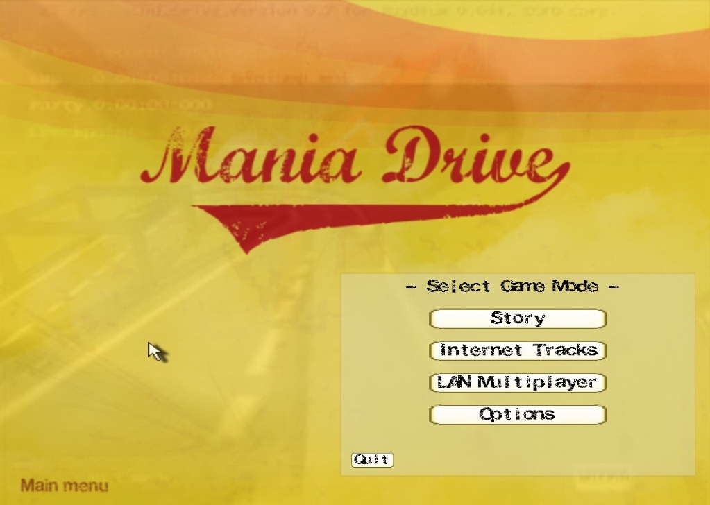 Скриншот из игры ManiaDrive под номером 1