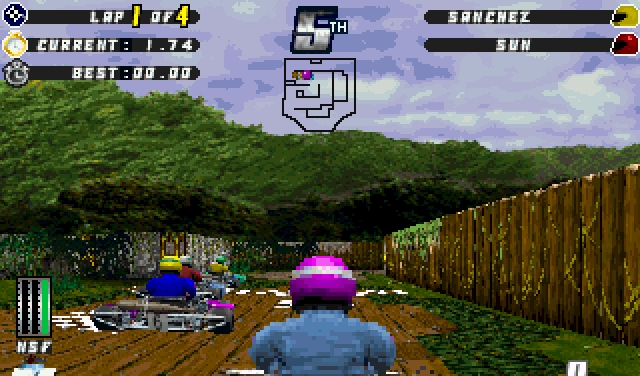 Скриншот из игры Manic Karts под номером 2
