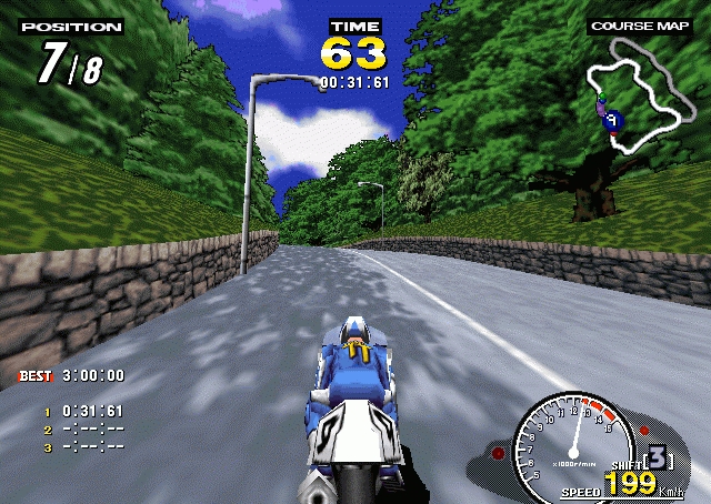 Скриншот из игры Manx TT Superbike под номером 13