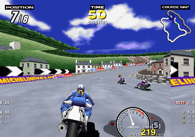 Скриншот из игры Manx TT Superbike под номером 4