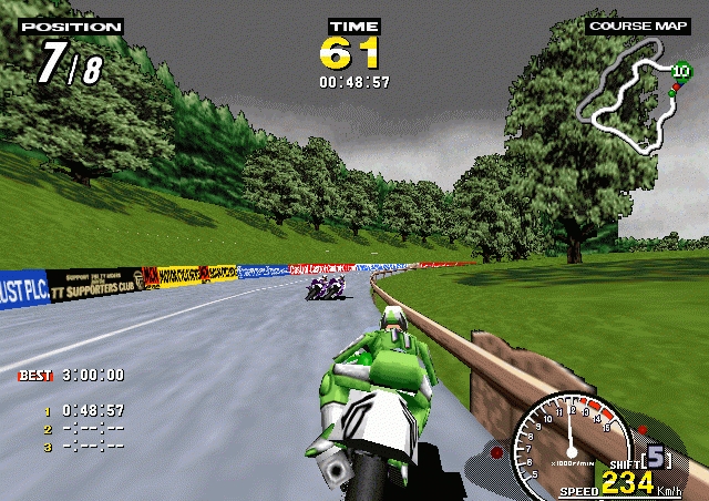 Скриншот из игры Manx TT Superbike под номером 6