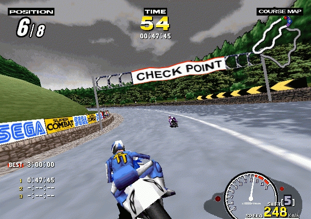 Скриншот из игры Manx TT Superbike под номером 9