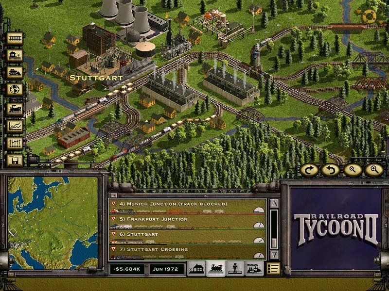 Скриншот из игры Railroad Tycoon 2 под номером 1