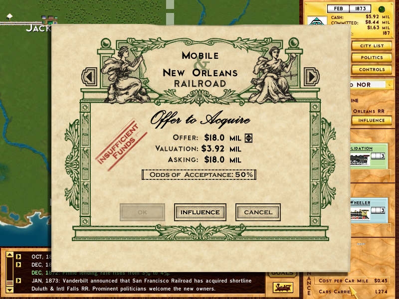 Скриншот из игры Rails Across America под номером 9