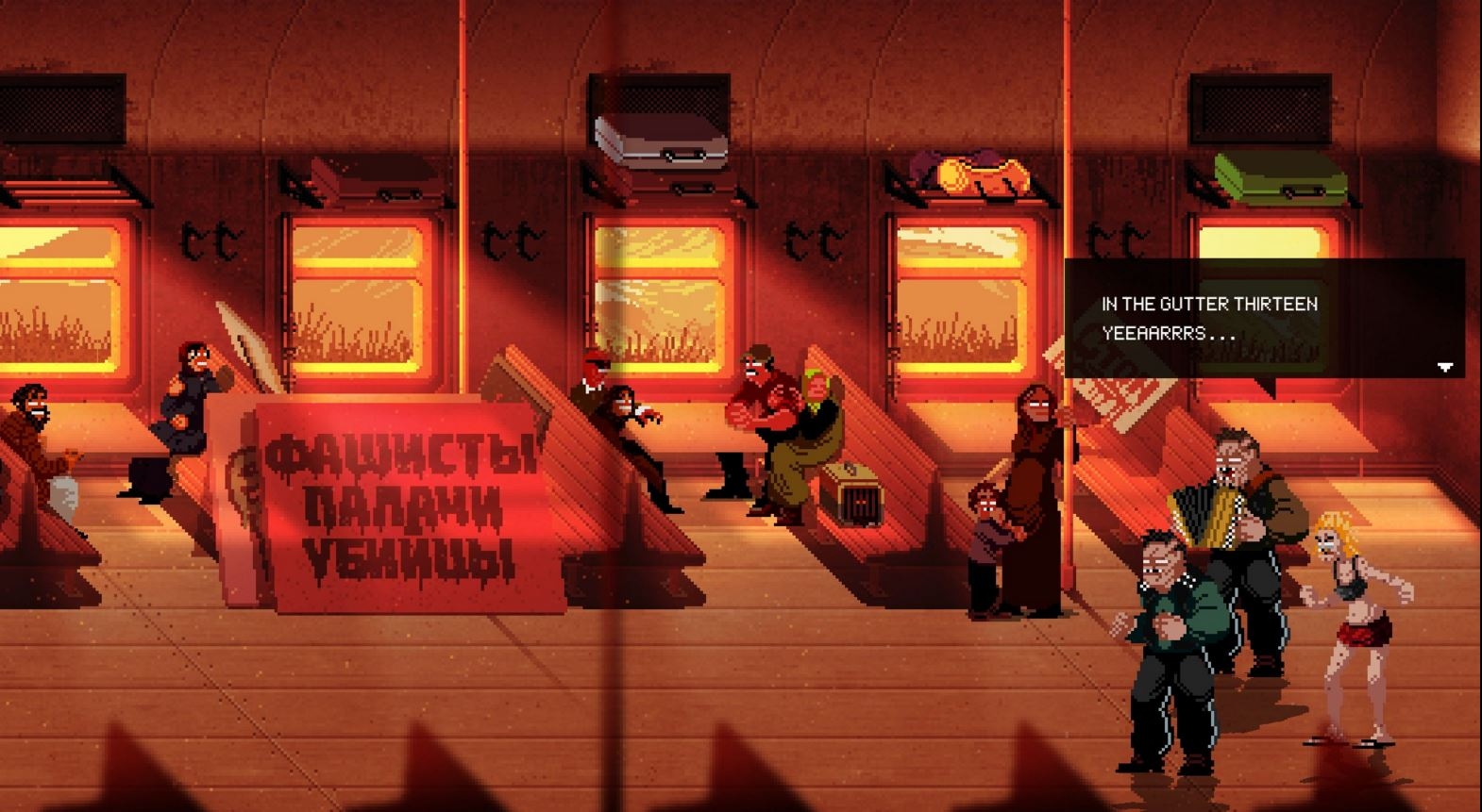 Скриншот из игры Mother Russia Bleeds под номером 1