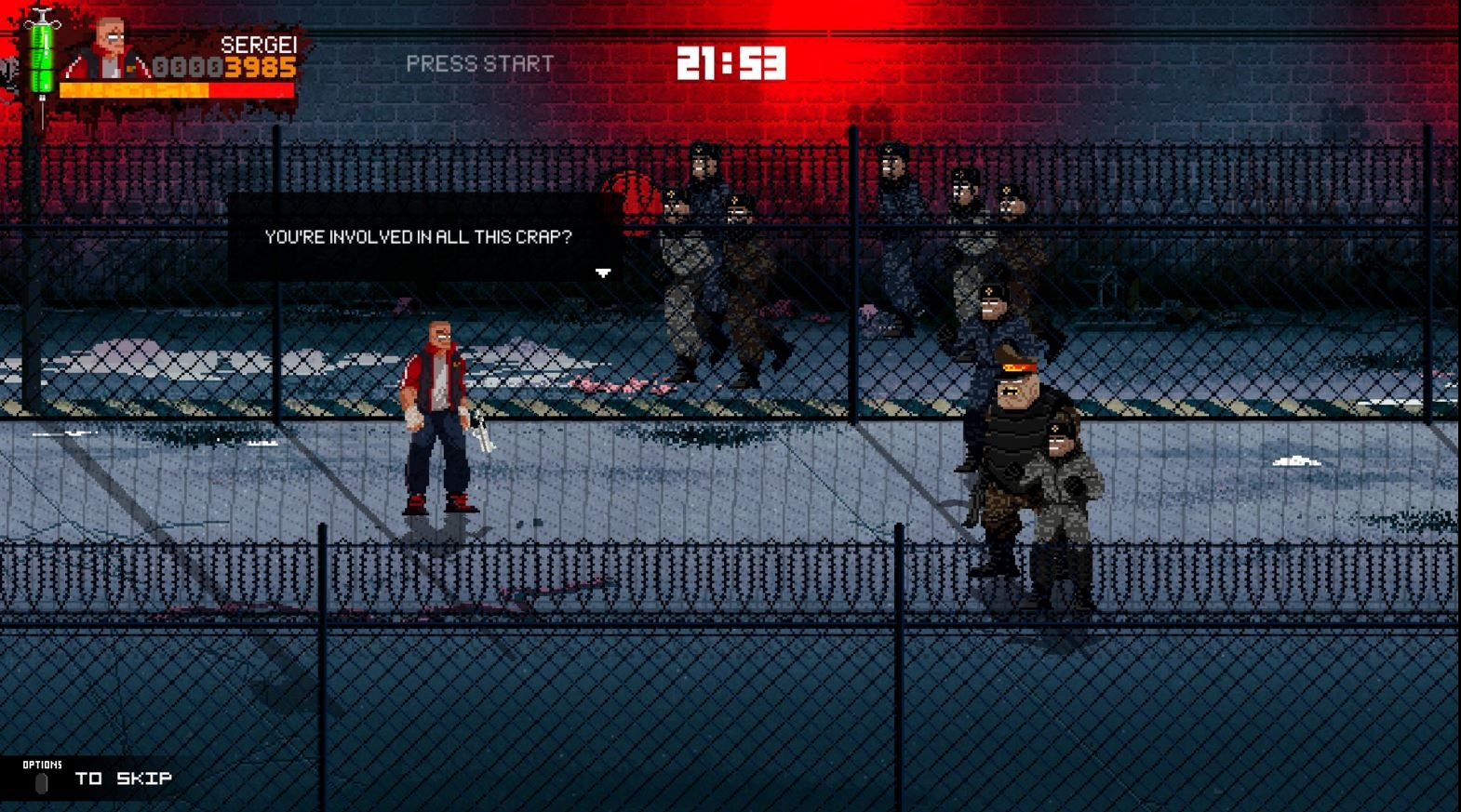 Скриншот из игры Mother Russia Bleeds под номером 2