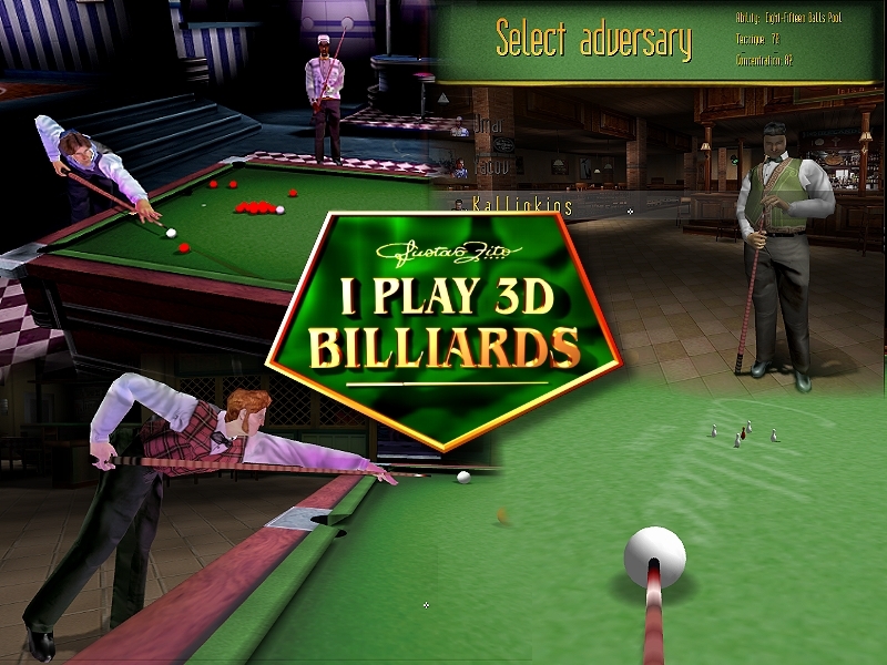 Скриншот из игры I Play 3D Billiards под номером 1