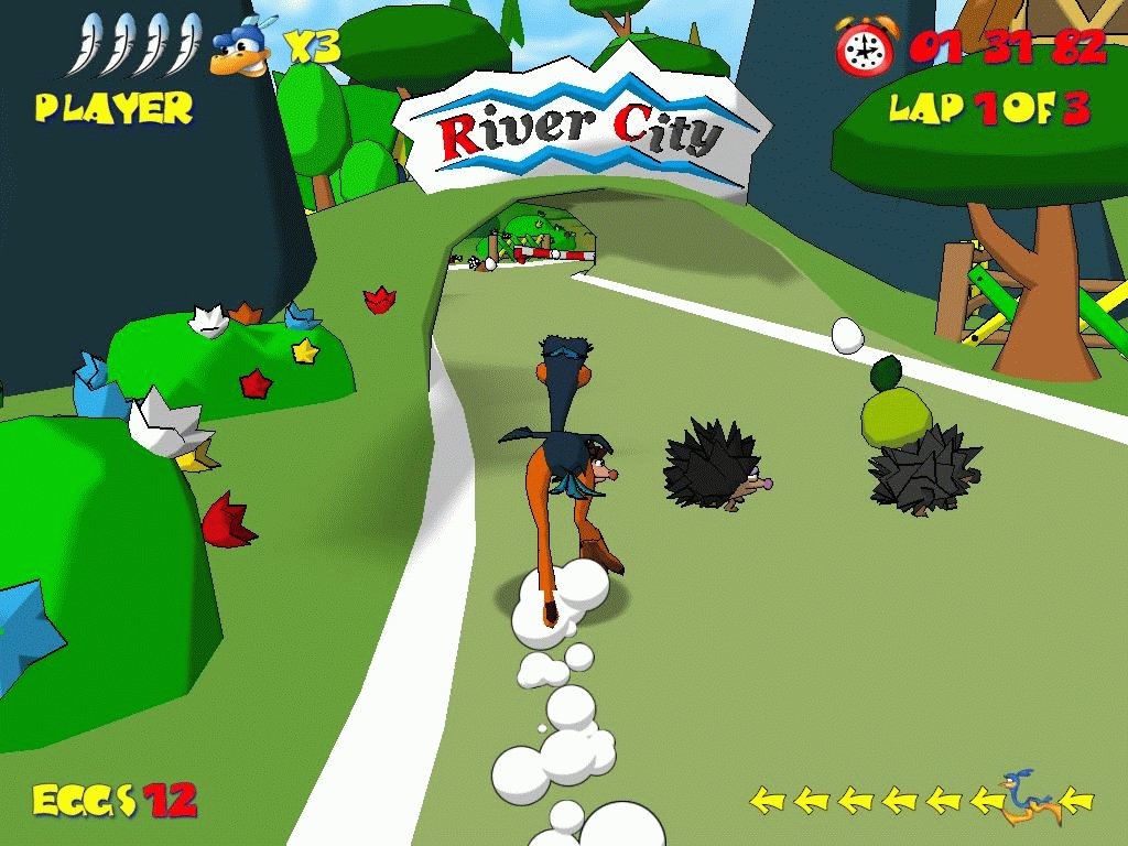 Скриншот из игры Ostrich Runner под номером 1