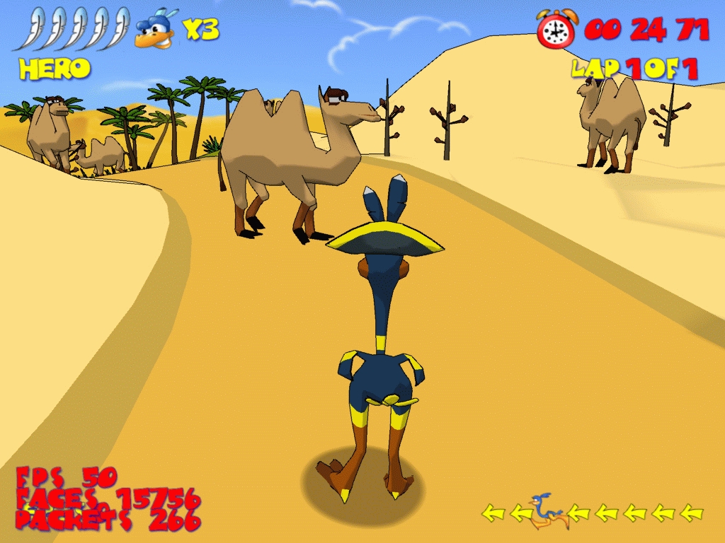 Скриншот из игры Ostrich Runner под номером 5