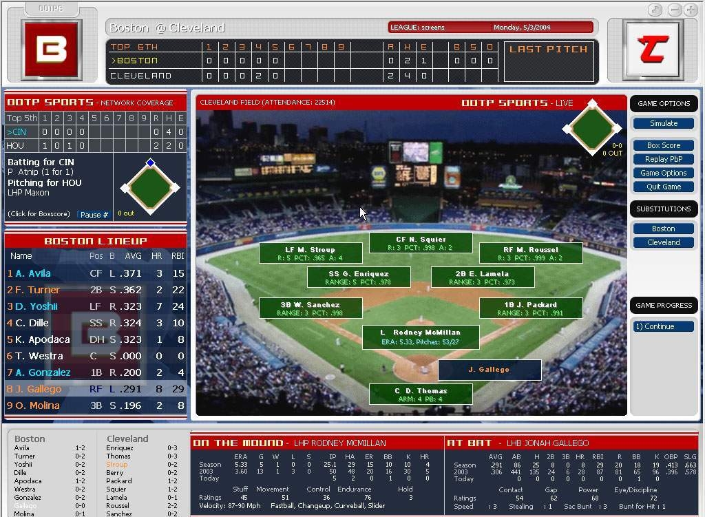 Скриншот из игры Out of the Park Baseball 6 под номером 20