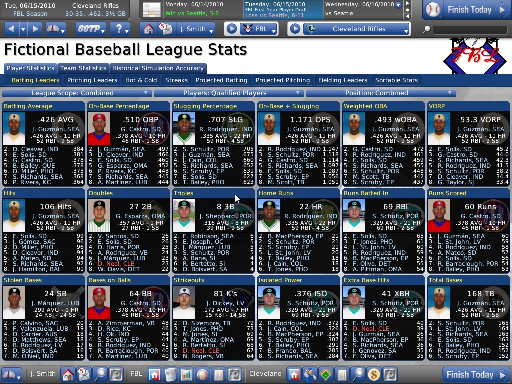 Скриншот из игры Out of the Park Baseball 11 под номером 24