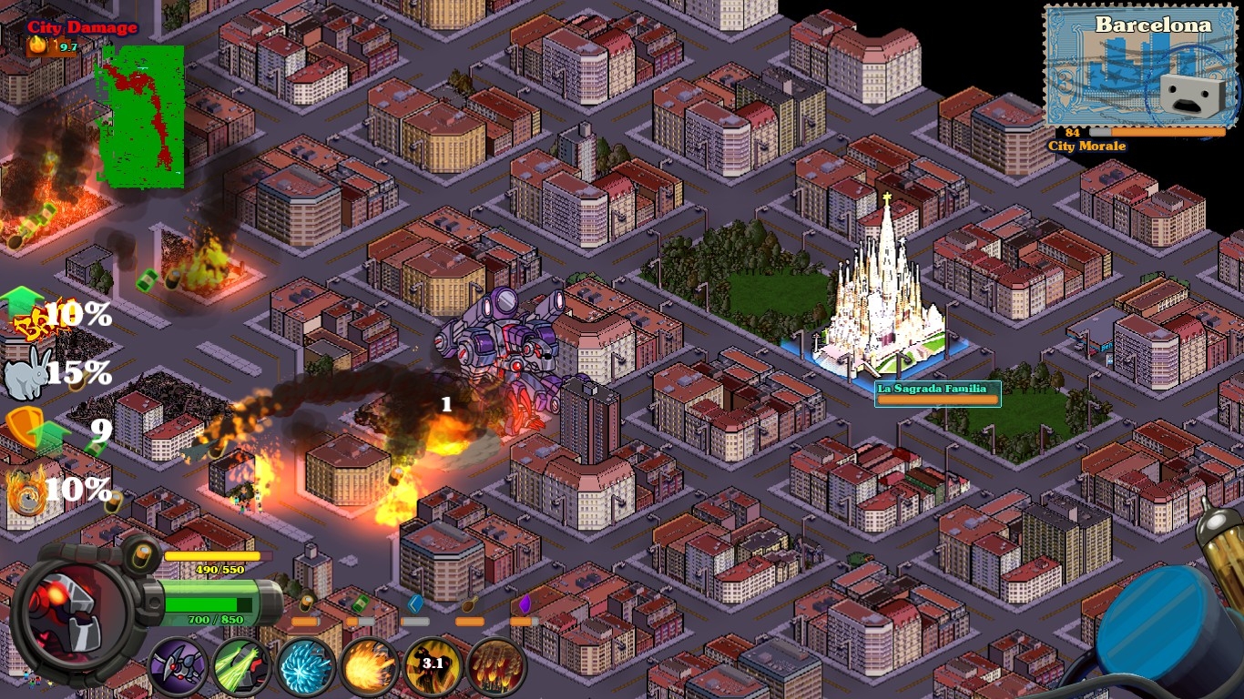 Скриншот из игры Kaiju-a-Gogo под номером 2