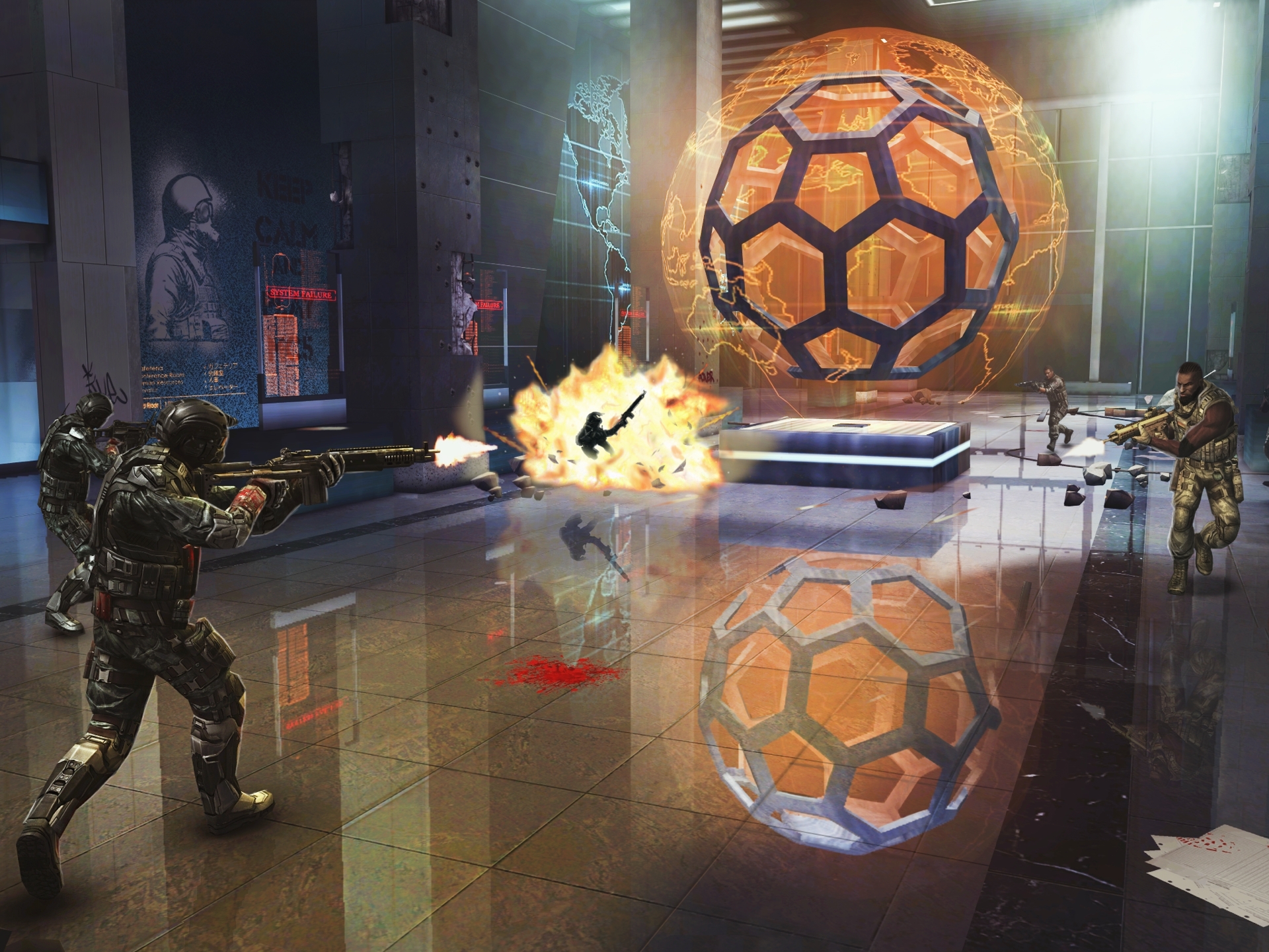 Скриншот из игры Modern Combat 5: Blackout под номером 1