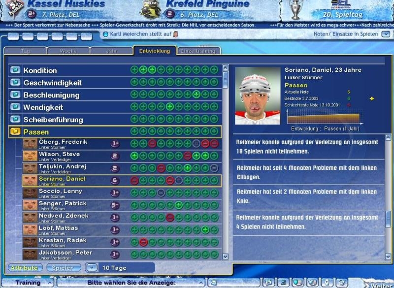 Скриншот из игры Ice Hockey Club Manager 2005 под номером 29
