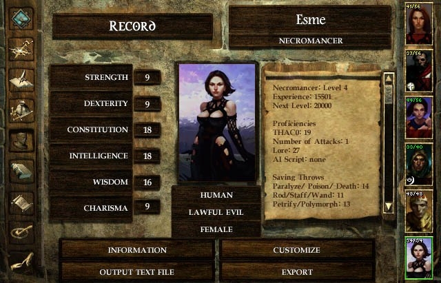 Скриншот из игры Icewind Dale под номером 75