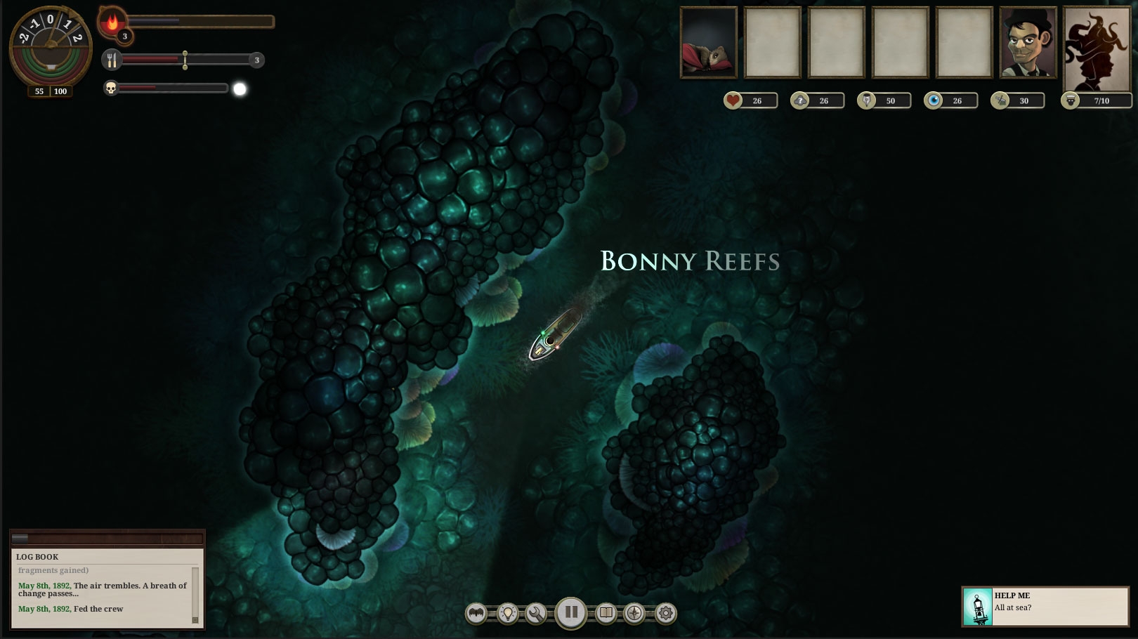 Скриншот из игры Sunless Sea под номером 1