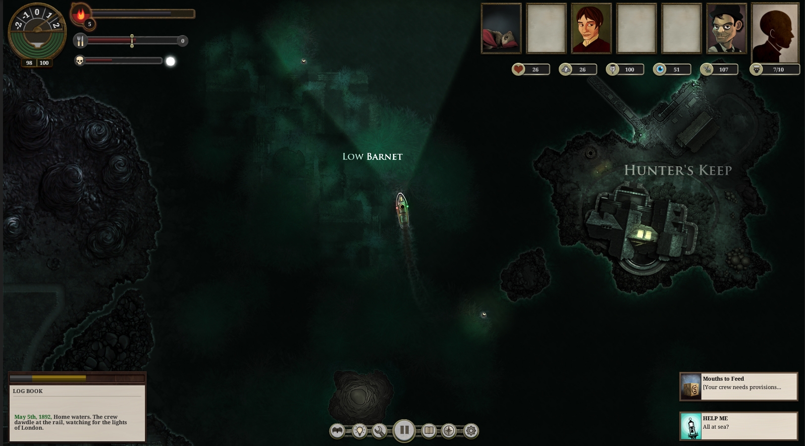 Скриншот из игры Sunless Sea под номером 5