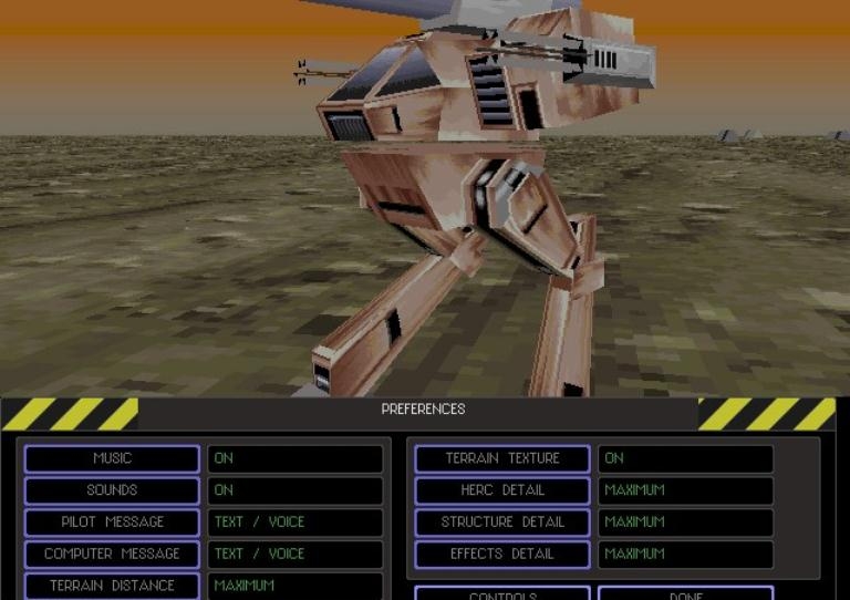 Скриншот из игры EarthSiege 2 под номером 27