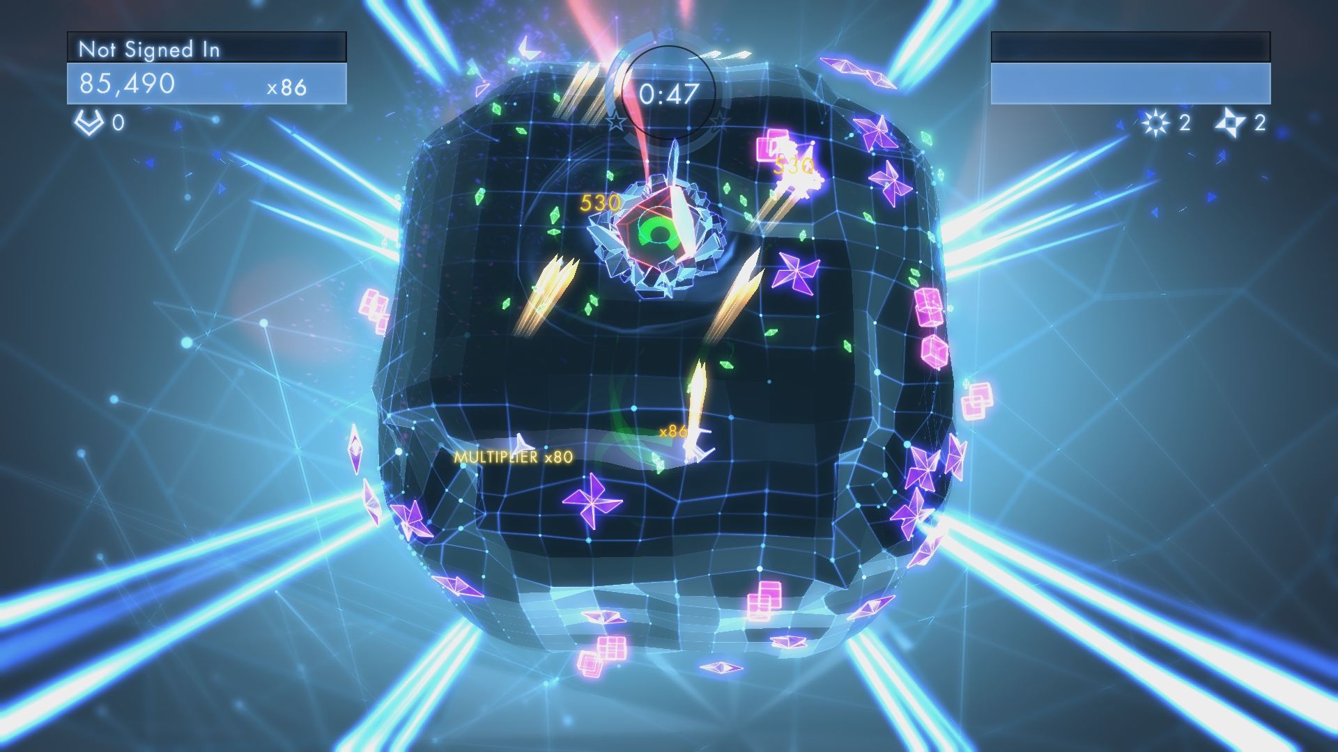 Скриншот из игры Geometry Wars 3: Dimensions под номером 1