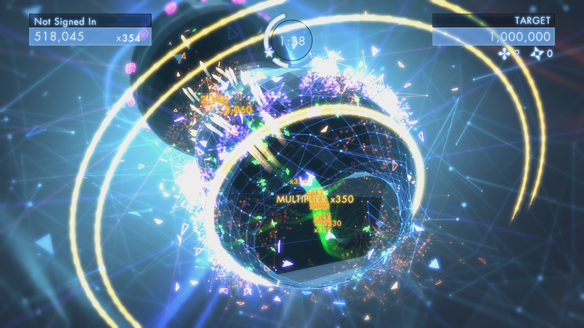 Скриншот из игры Geometry Wars 3: Dimensions под номером 3