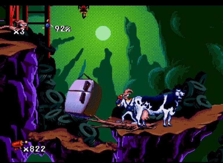 Скриншот из игры Earthworm Jim под номером 4