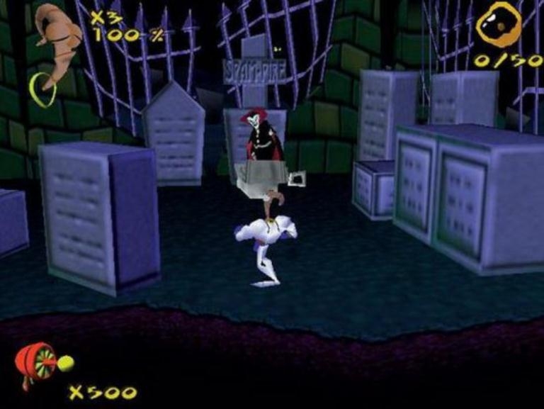 Скриншот из игры Earthworm Jim 3D под номером 1