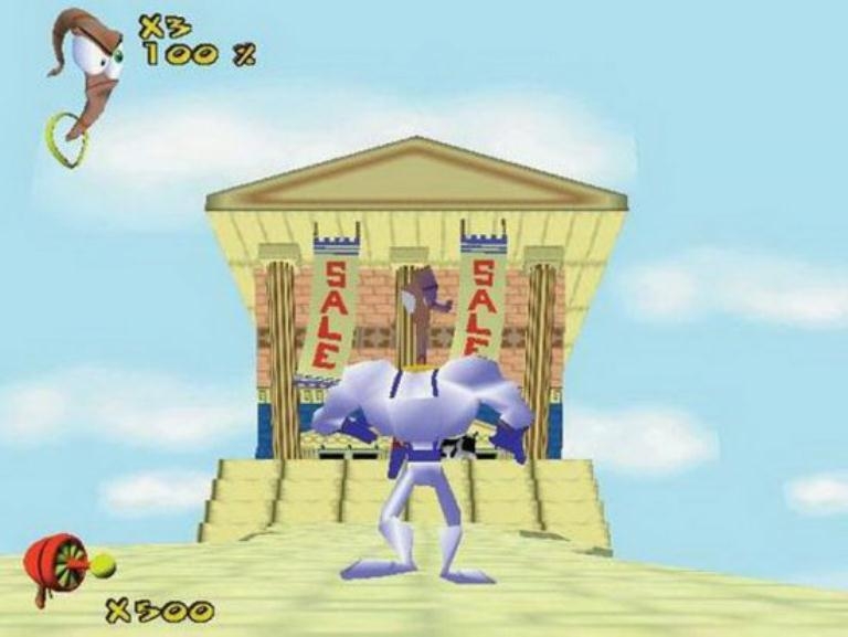 Скриншот из игры Earthworm Jim 3D под номером 2