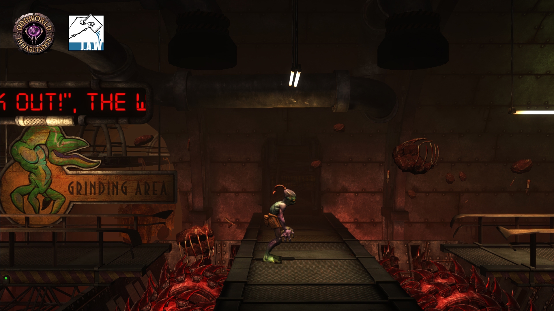 Скриншот из игры Oddworld: New 