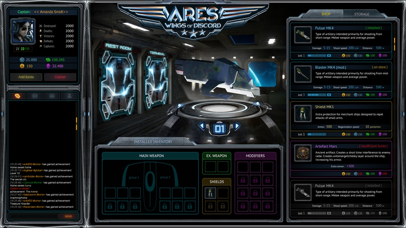 Скриншот из игры Ares: Wings of Discord под номером 2