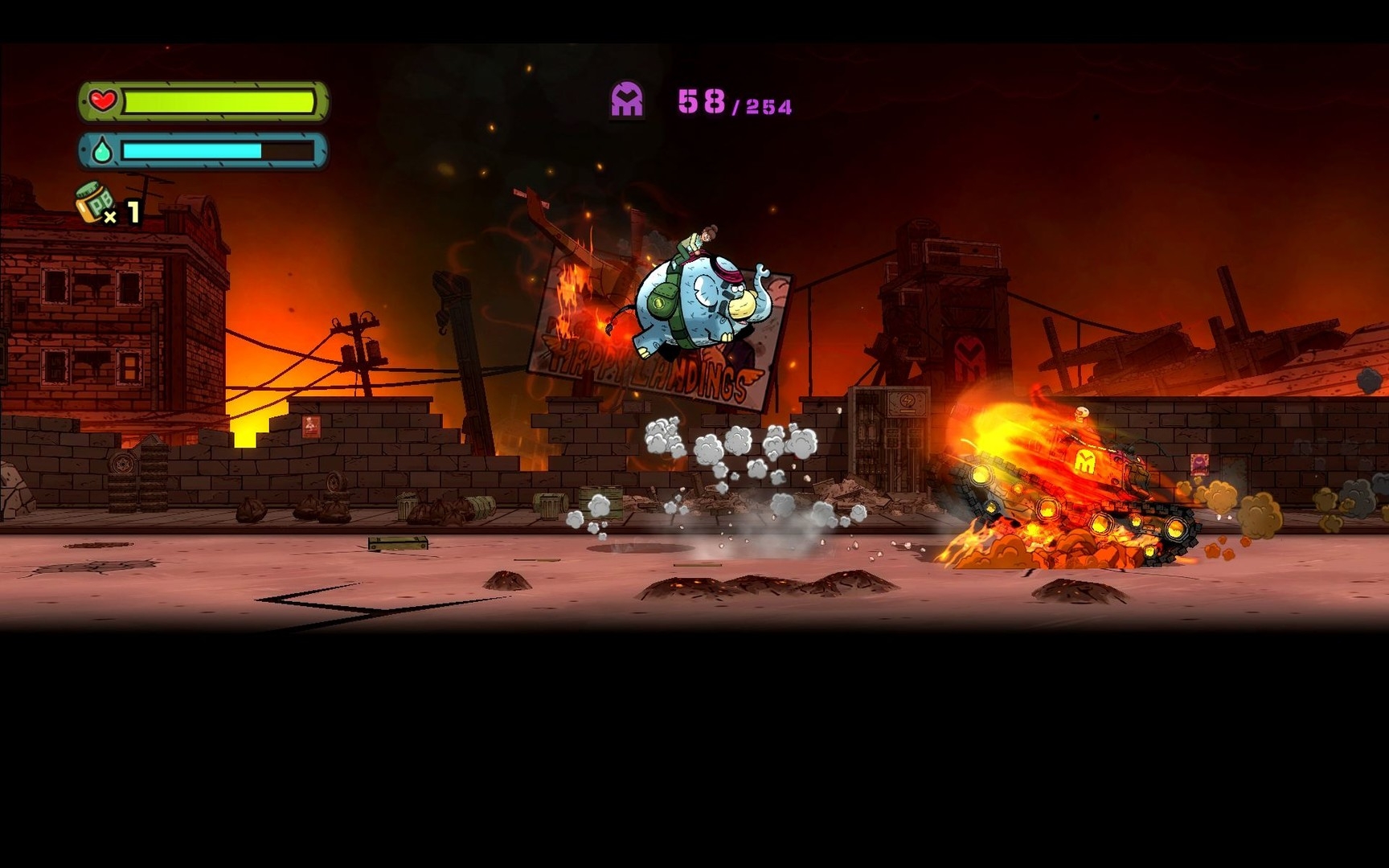 Скриншот из игры Tembo the Badass Elephant под номером 10