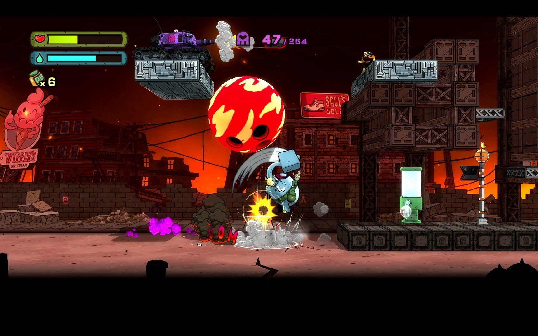 Скриншот из игры Tembo the Badass Elephant под номером 5