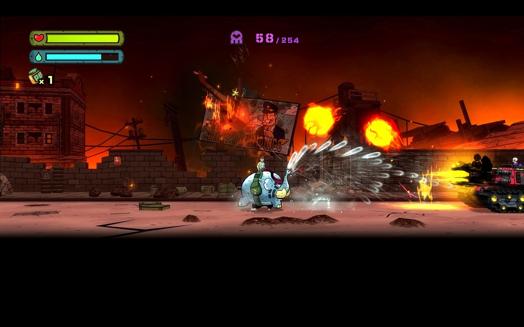 Скриншот из игры Tembo the Badass Elephant под номером 8