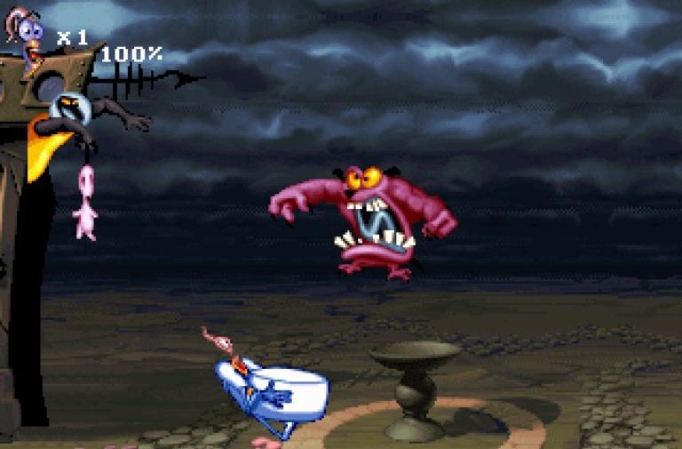 Скриншот из игры Earthworm Jim 2 под номером 5