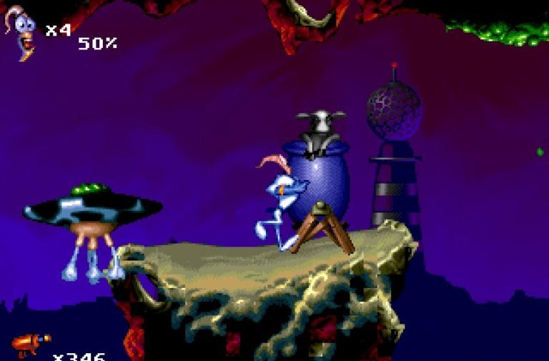 Скриншот из игры Earthworm Jim 2 под номером 7