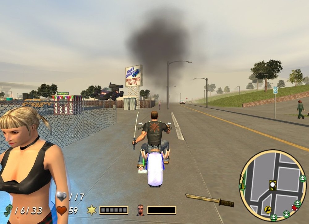 Скриншот из игры Outlaw Chopper под номером 4