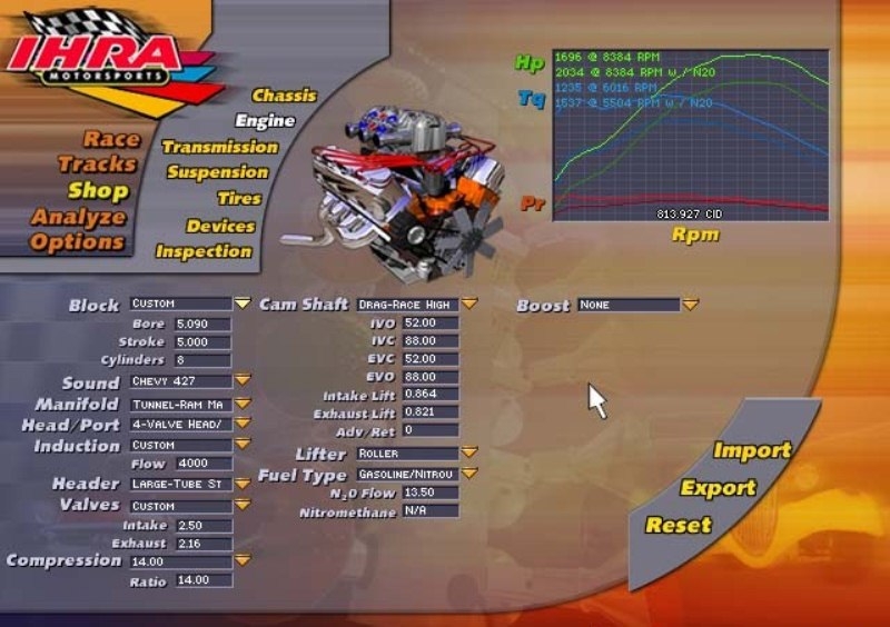 Скриншот из игры IHRA Drag Racing под номером 17