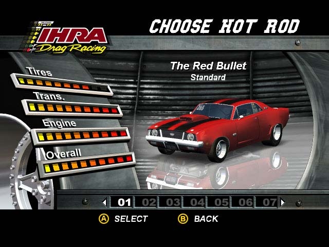 Скриншот из игры IHRA Drag Racing под номером 2