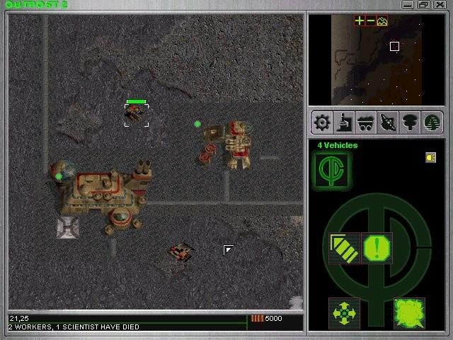 Скриншот из игры Outpost 2: Divided Destiny под номером 2