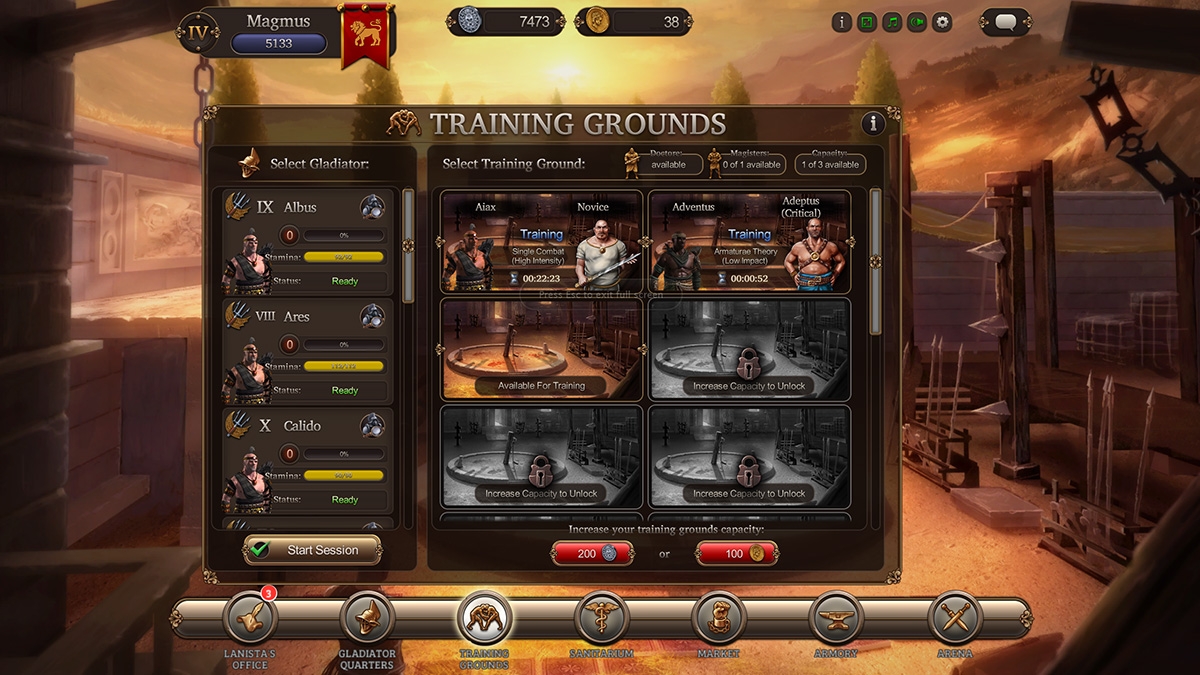 Скриншот из игры Gladiators Online: Death Before Dishonor под номером 4
