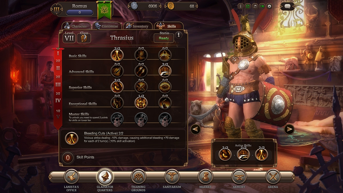 Скриншот из игры Gladiators Online: Death Before Dishonor под номером 7