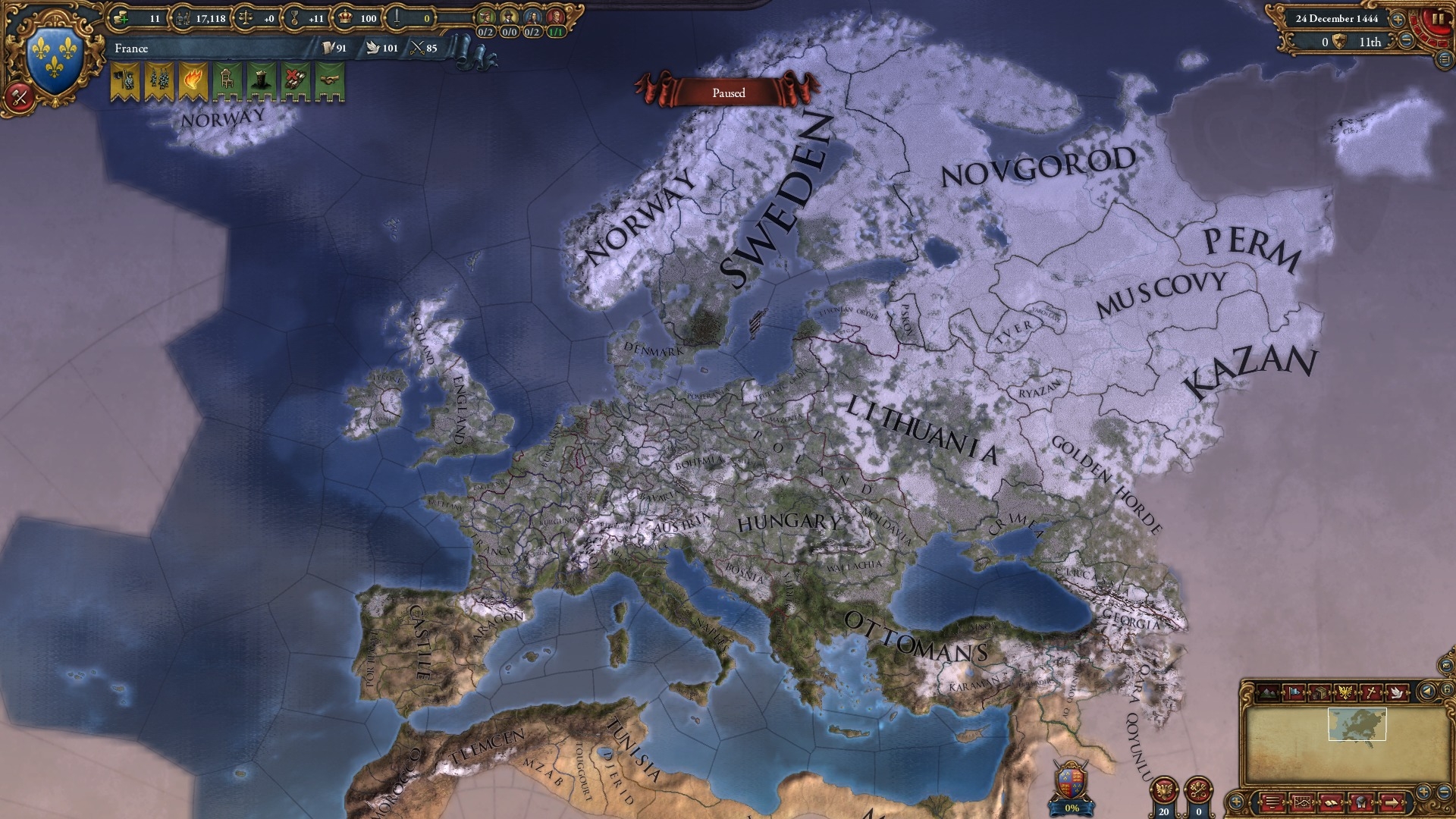 Скриншот из игры Europa Universalis 4: Art of War под номером 3