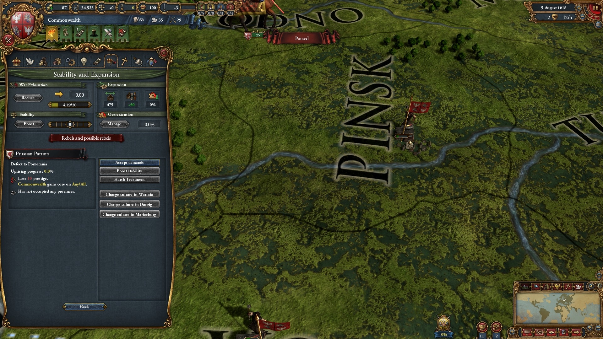Скриншот из игры Europa Universalis 4: Art of War под номером 9