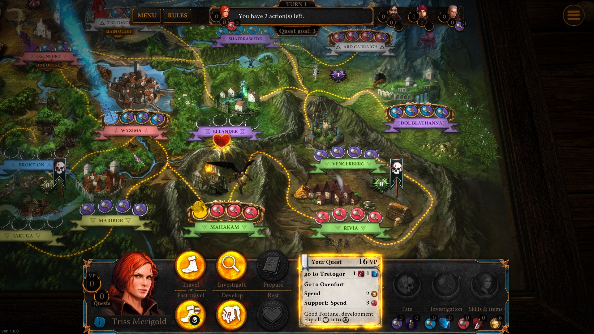Скриншот из игры Witcher Adventure Game, The под номером 1