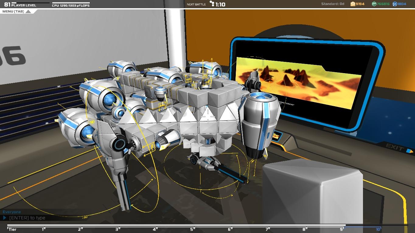 Скриншот из игры Robocraft под номером 4