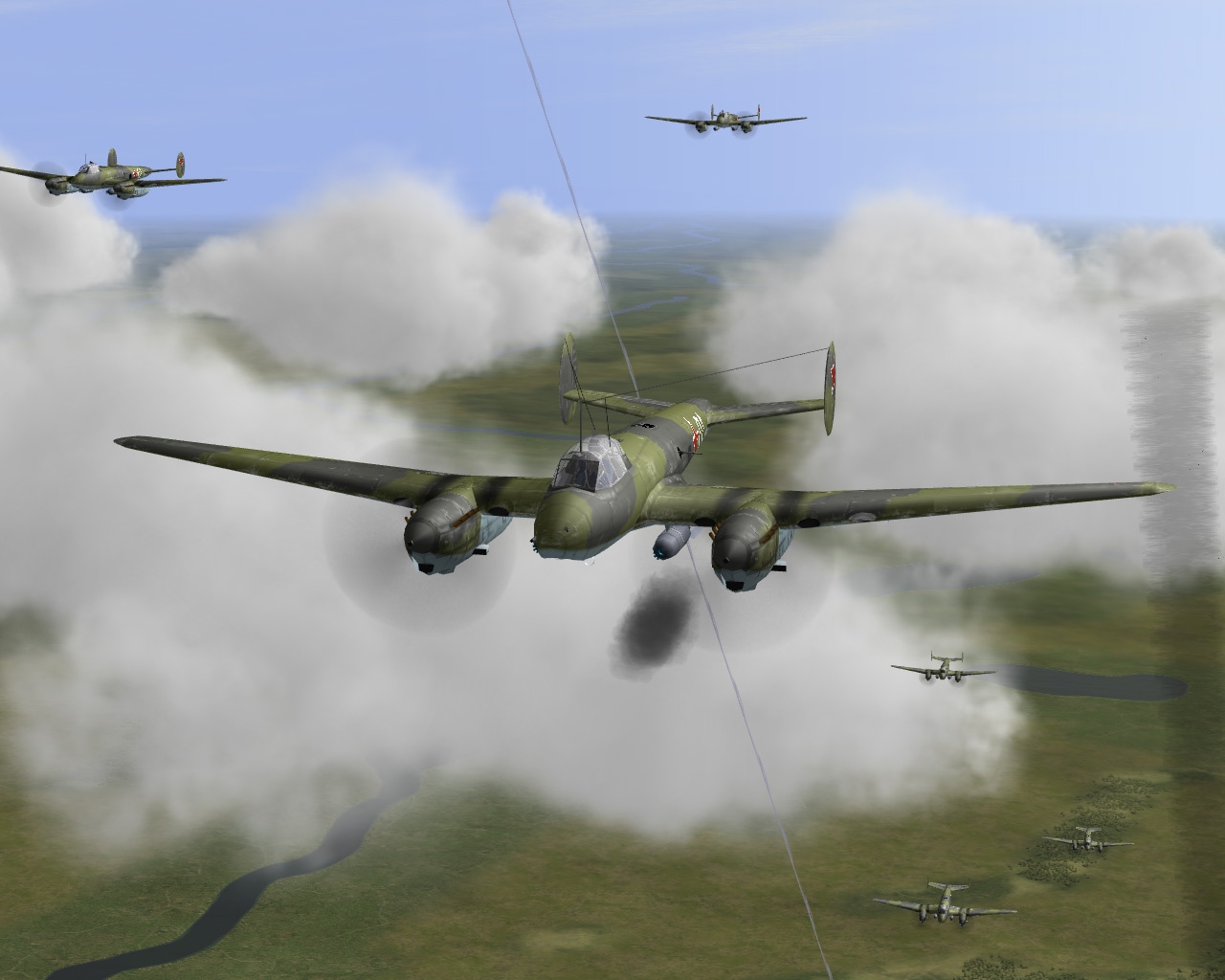 Скриншот из игры IL-2 Sturmovik: Pe-2 под номером 13